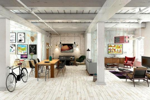 Керамогранит Gayafores Tribeca Blanco напольная 15х90